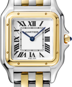 Unworn Cartier Panthère de Cartier, Stainless Steel, 18k Yellow Gold, 29mm x 37mm, Ref# W2PN0007, box and papers