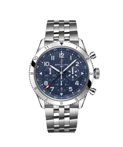 Breitling Classic AVI B04 Chronograph GMT 46 Tribute to Vought F4U Corsair, Stainless Steel, Ref# AB04451A1C1A1, Unworn 2024