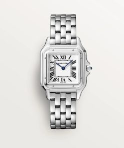 Unworn Cartier Panthère de Cartier Medium, Stainless Steel, 27mm x 37mm, Ref# WSPN0015, box and papers