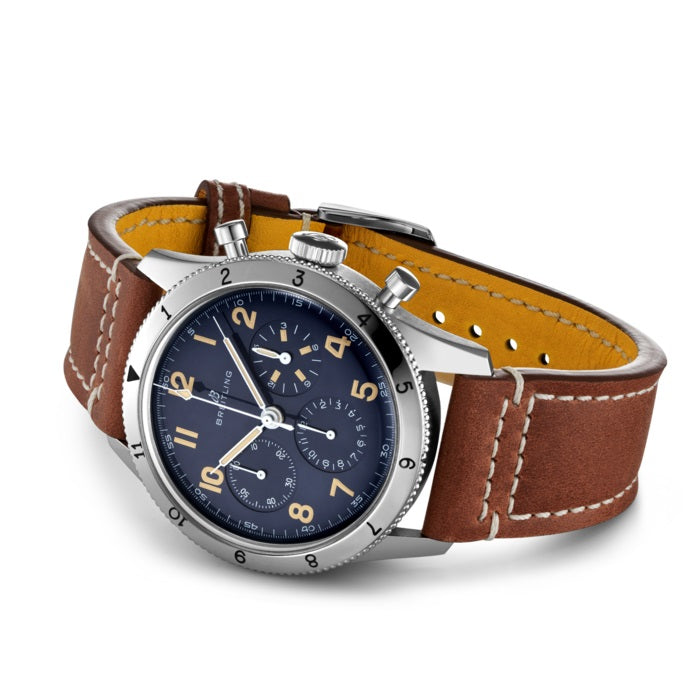 Breitling AVI 1953 Edition Platinum Ref# LB0920131C1X1, box and papers - Image 3