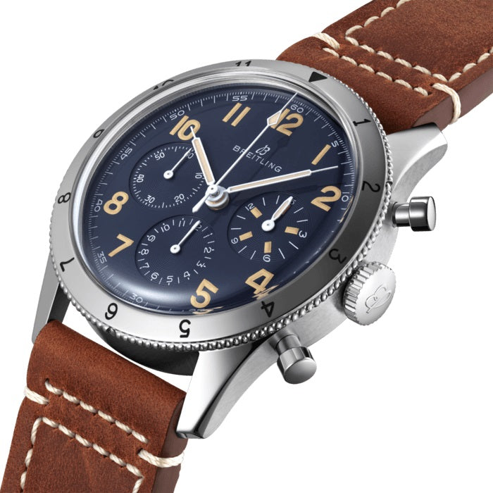 Breitling AVI 1953 Edition Platinum Ref# LB0920131C1X1, box and papers - Image 2