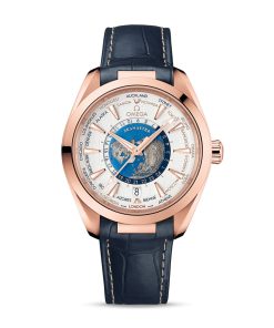 Omega Seamaster AQUA TERRA 150M CO‑AXIAL MASTER CHRONOMETER GMT WORLDTIMER Ref# 220.53.43.22.02.001